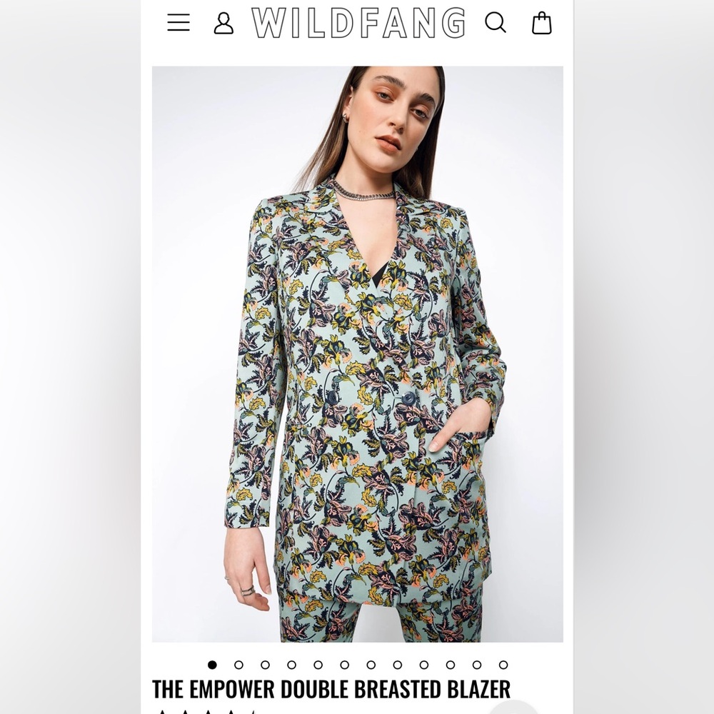 The Empower Double Breasted Blazer / Wildfang / size large